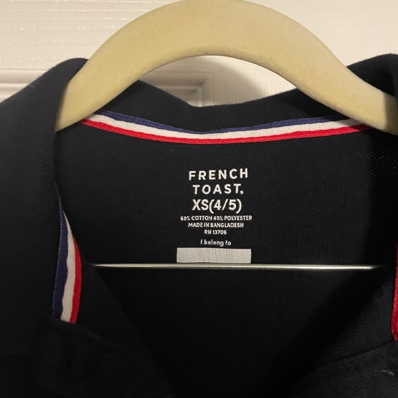 Girls French Toast Polo Dress - Picture 2 of 2